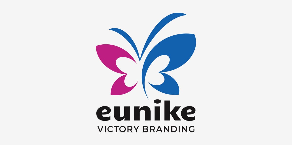 Eunike Branding Butterfly Logo
