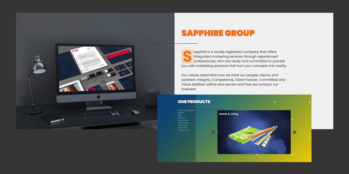Sapphire Logistics Best Website Design
